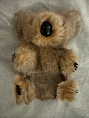 Vintage Plush Koala Bear Real Kangaroo Fur Stuffed Animal Plush 1960/70